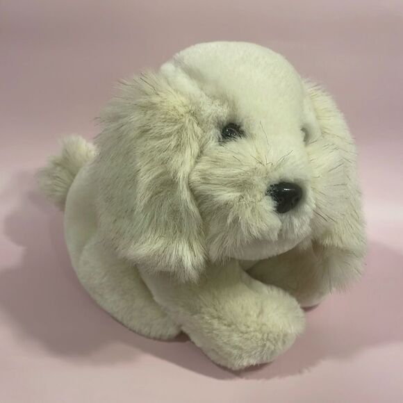 24K Polar Puff Special Effects 1992 Plush Dog SANDY Cream w Some Brown Hair EUC - Picture 1 of 9